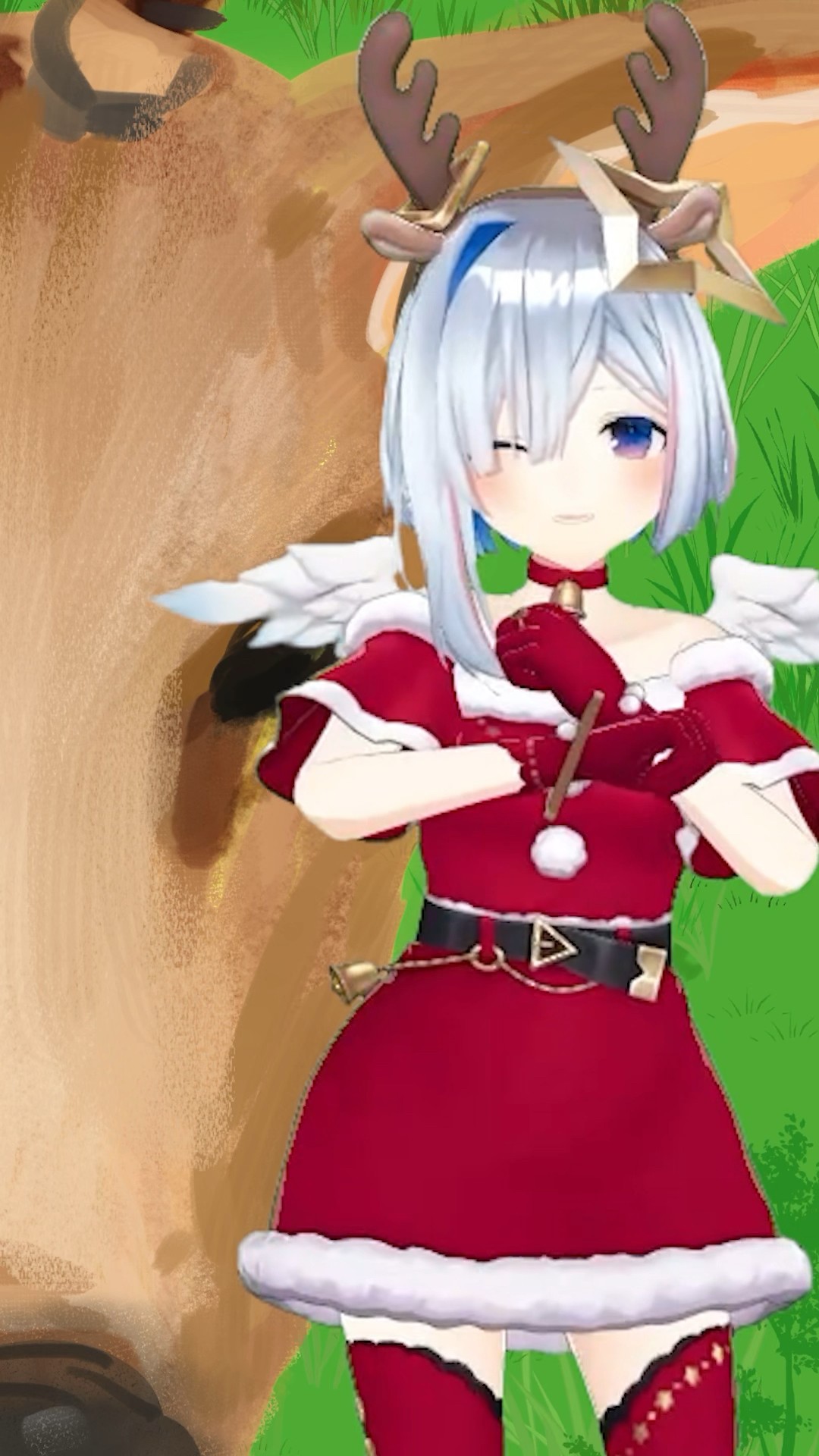 【配信の素材で】しかのこのこのここしたんたん? #shorts