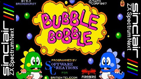 BUBBLE BOBBLE (2020) ZX Spectrum Next