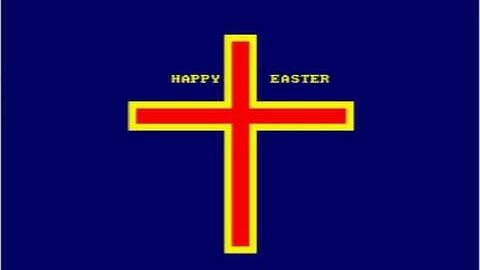 Amstrad CPC - Happy Easter in Basic