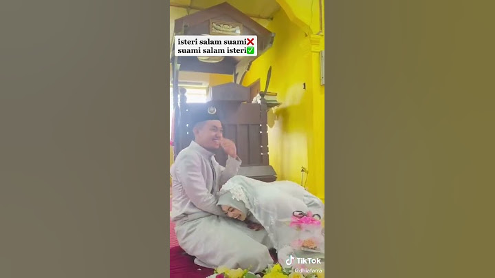 Terlalu Gementar, Pengantin Lelaki Salam Clum Tangan Isteri