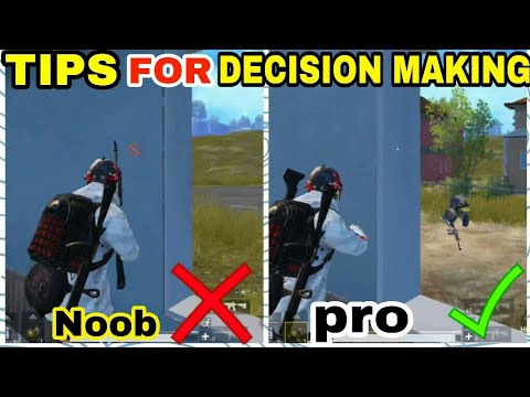 TIPS FOR DECISION MAKING | pubg mobile gameplay tips and tricks. - YouTube