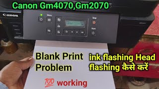 Canon Gm4070 Blank Print Problem ॥ Canon Gm4070 Printing Problem