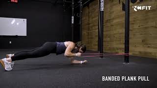 Banded Plank Pull