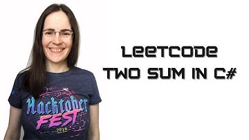 Leetcode Two Sum in C# - Solution