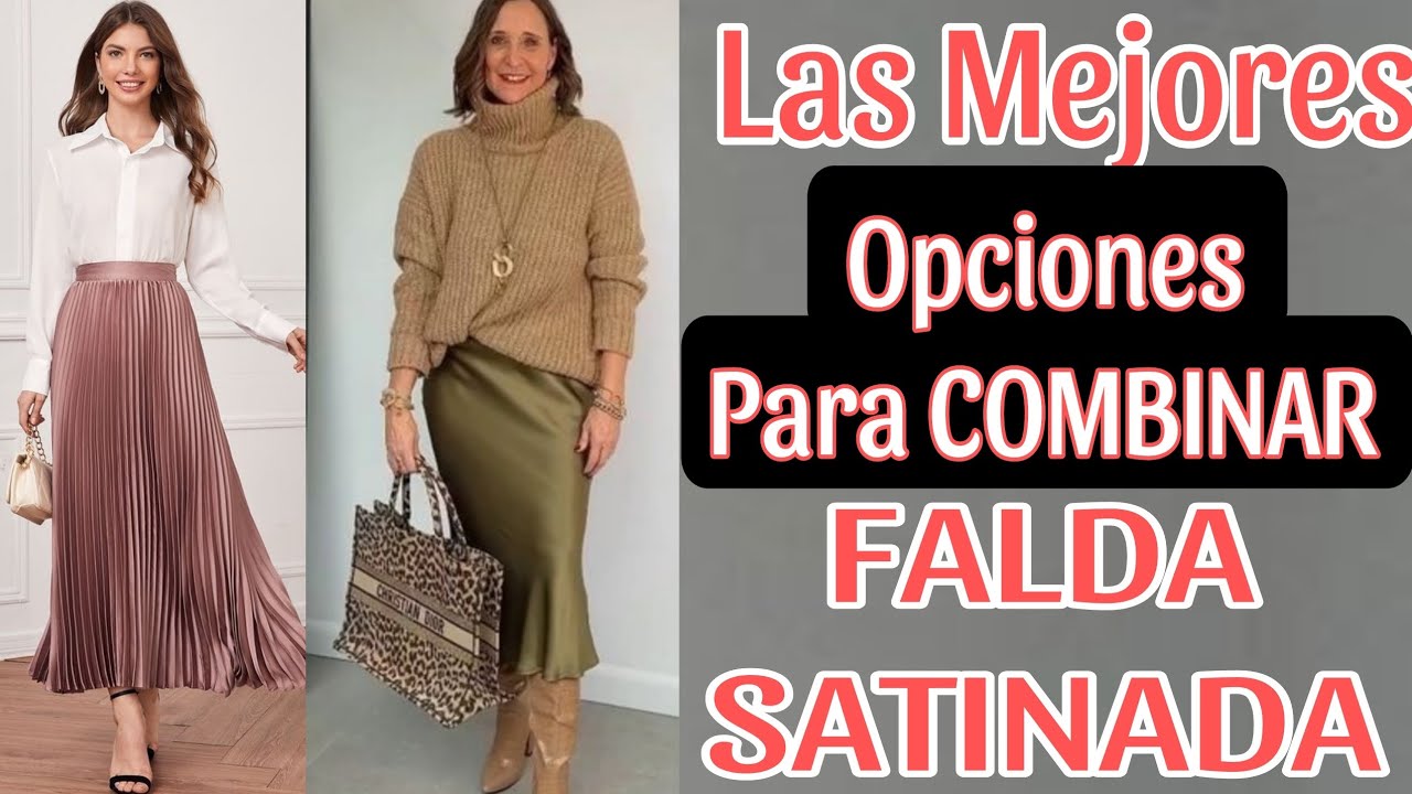 Cómo llevar las faldas satinadas midi que están de moda