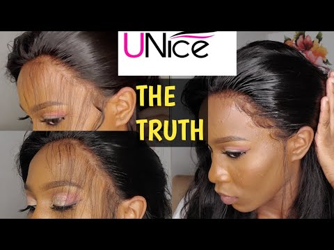 The TRUTH about UNice  Hair/quick way to put on a wig/Jalia walda