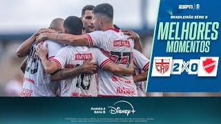 CRB DERROTA O VILA NOVA DENTRO DE CASA PELA SÉRIE B | MELHORES MOMENTOS