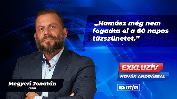 “Hamász még nem fogadta el a 60 napos tűzszünetet.” | EXKLUZÍV