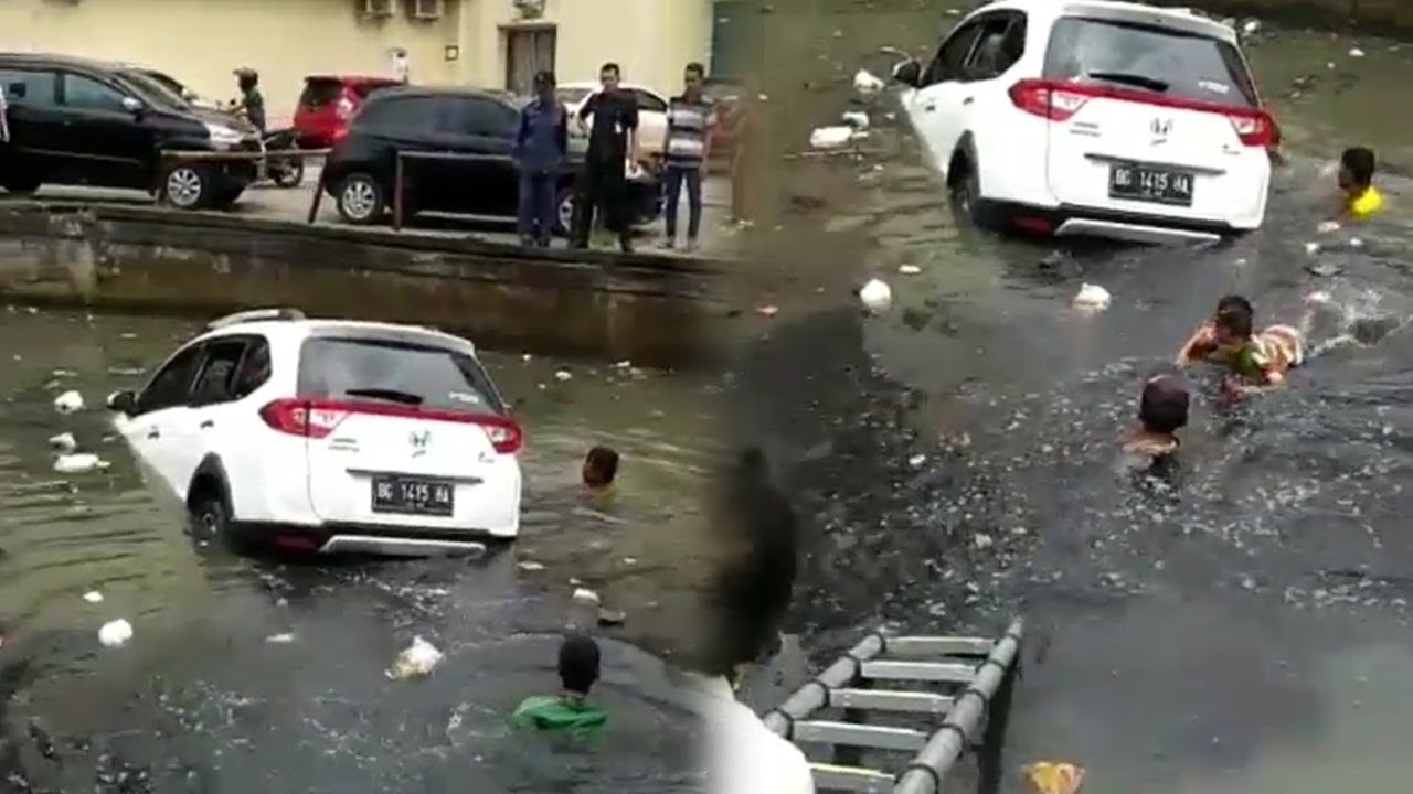 Mobil Tercebur di Aliran Sungai, Warga Langsung Turun Selamatkan Penumpang, Terdapat Seorang Anak camera iphone 8 plus apk