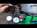 How to set air compressor shut off valve