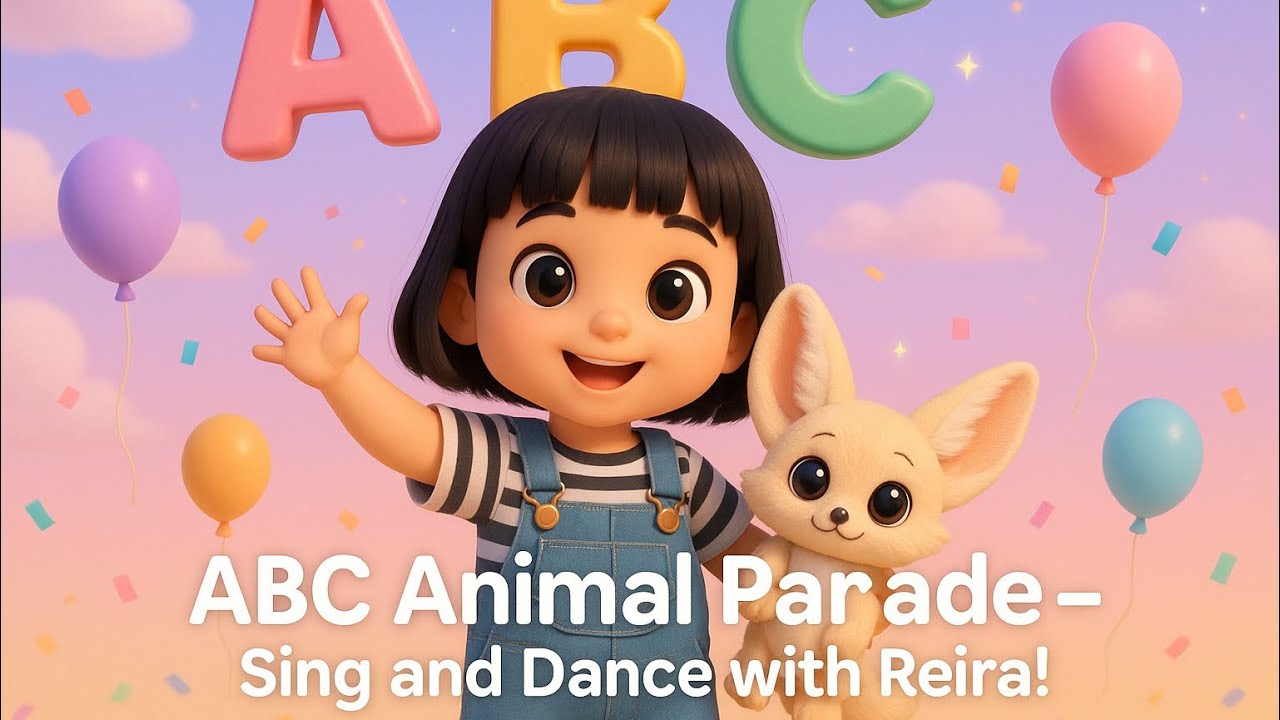 ABC Animal Parade | Fun Alphabet Song with Cute Animals | Learn ABC for Kids | Nursery rhyme