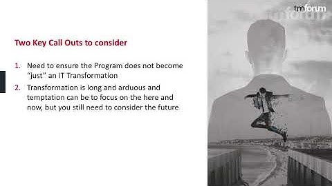 Transformation to a Digital Service Provider -Threes Journey To-Date