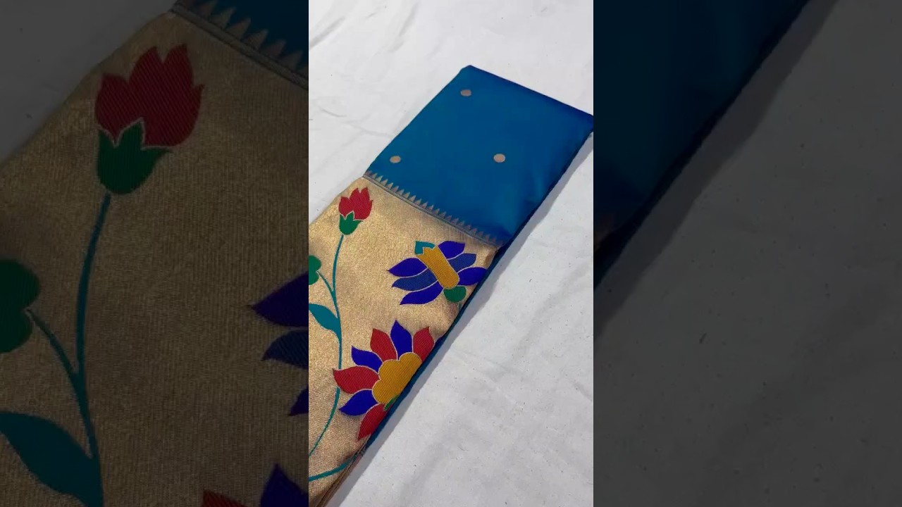 Half-Half Unique Paithani Silk Saree