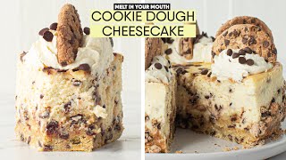 This is for all the cookie monsters! Cookie Dough Cheesecake - The Scran Line