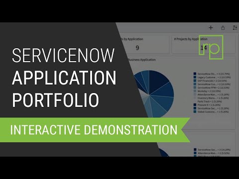 ServiceNow Application Portfolio Management Demo