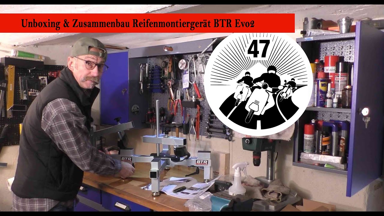Reifenmontiergerät BTR Evo2 Pro: Unboxing & Aufbau