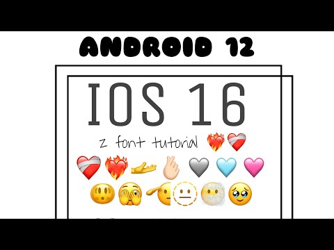 IOS 16.4 EMOJIS ON SAMSUNG (android 12) 🤍 "z font 3 tutorial" 🔥 (WORKING 100)