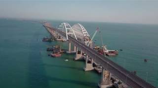 Крымский мост | Видео с коптера 26 апреляля 2018 года