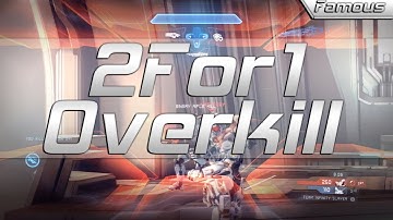 Halo 4: Binary Rifle 2-4-1 Overkill!