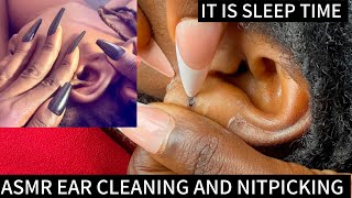 ASMR EAR CLEANING VERY SATISFYING FOR THOSE WHO NEED QUICK SLEEP WITH GUM CHEWING @AsmrbyBecserah