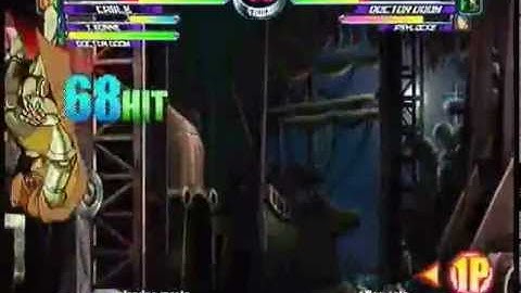 MvC2 Online (360): wolverine master (Tron/Cab/Doom) vs Brett (Psy/Cha/Doom) 20 .:5.13.10:.