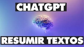 Cómo RESUMIR TEXTOS en CHATGPT Libro pdf artículo