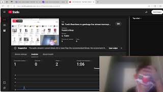 Mr. Tooth Reactions to garebage live stream tommynfg livestream screenshot 5