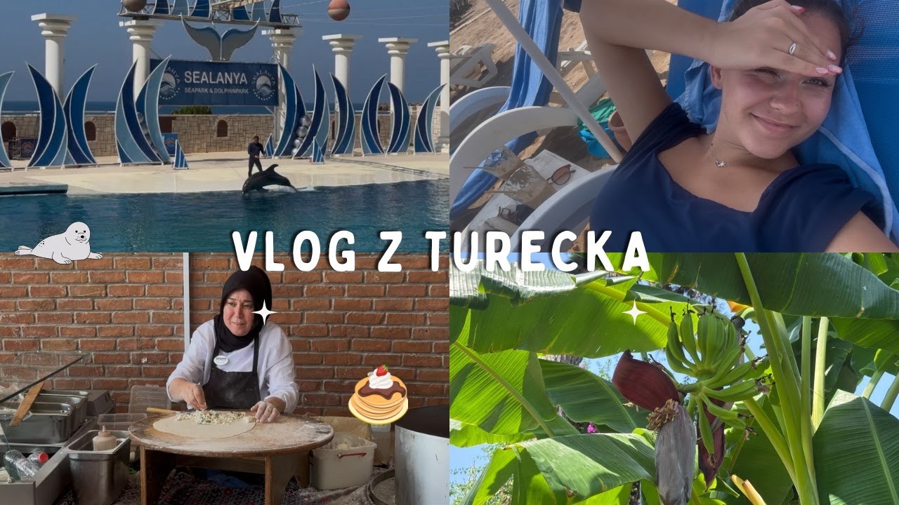 Vlog z Turecka | delfíní show 🐬🩵