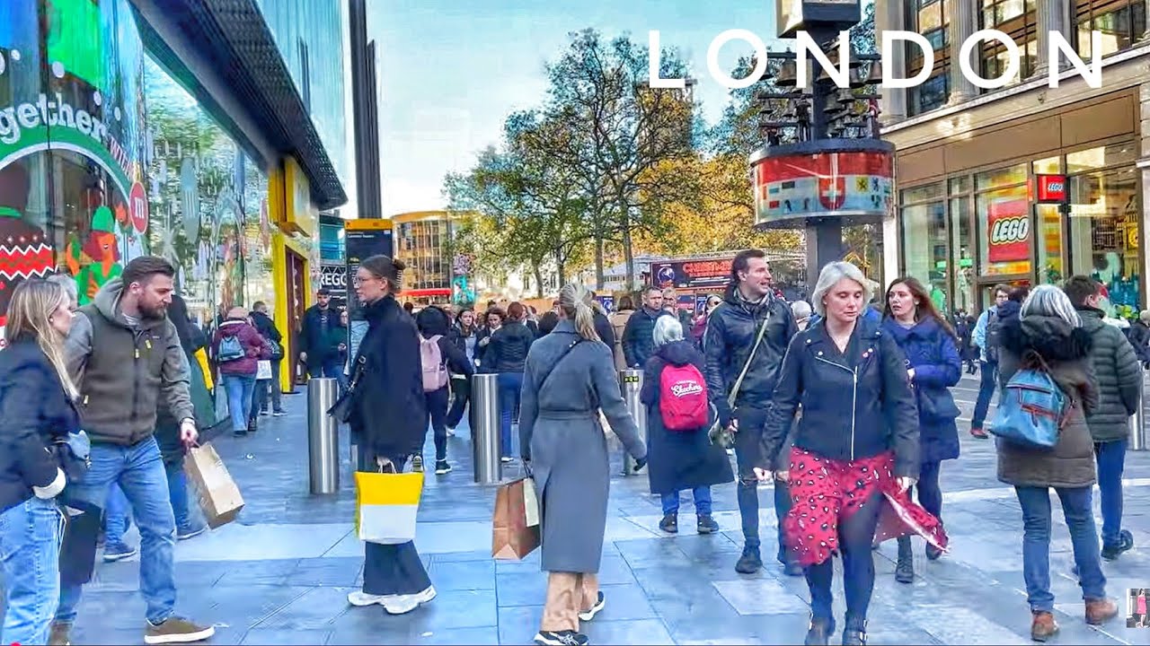 London City Walk, Central London Walking Tour, Walking London West End, London View [4K HDR]