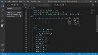 Counters (Part 5b) - VHDL Structural Architecture vs. Behavioural Architecture