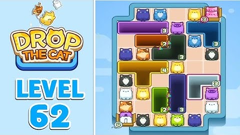 Drop The Cat Level 62 Walkthrough Solution