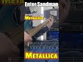 EnterSandman #shorts #guitartabs #guitarlesson