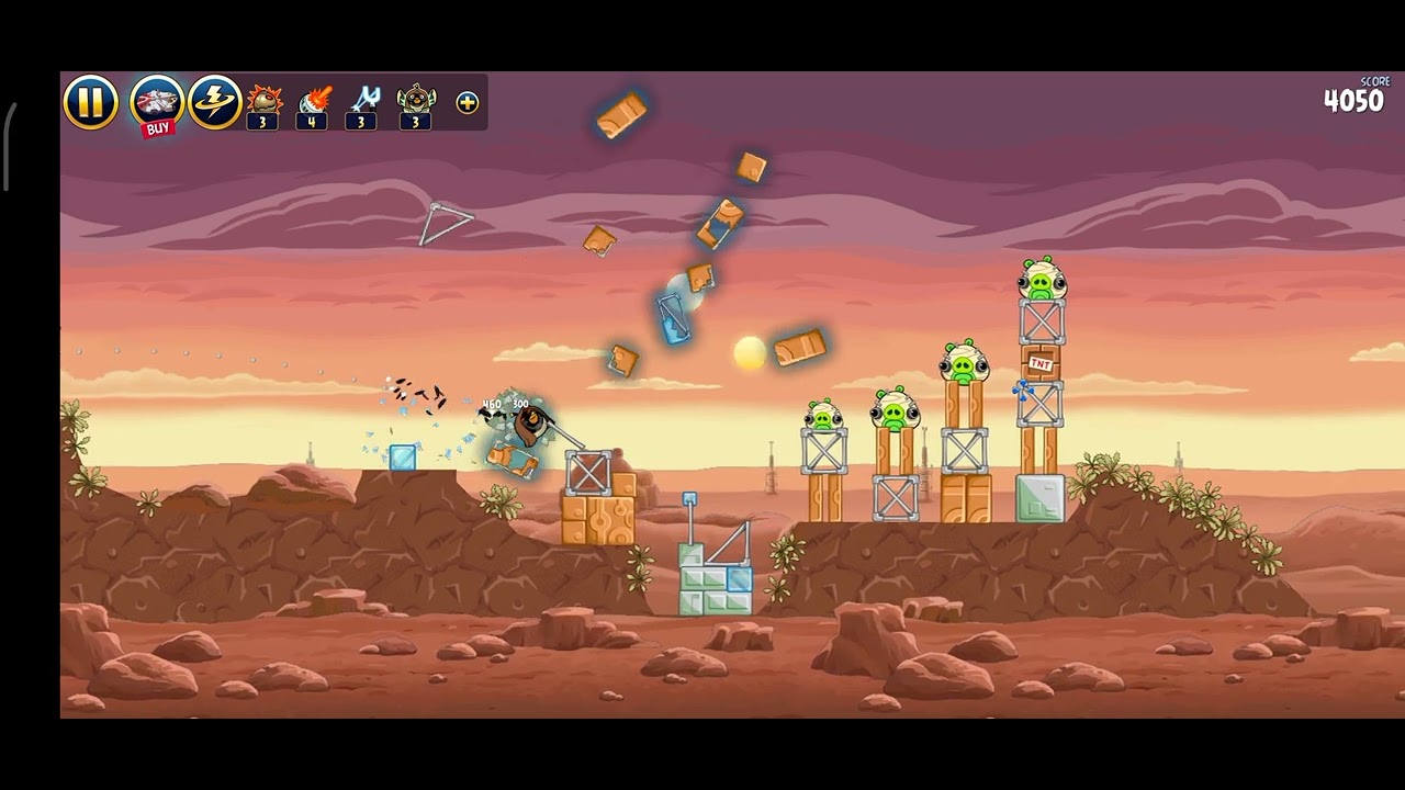 Angry Birds Star Wars Tatooine Cutscenes 2 Level 1-5 Obi Wan Kenobi