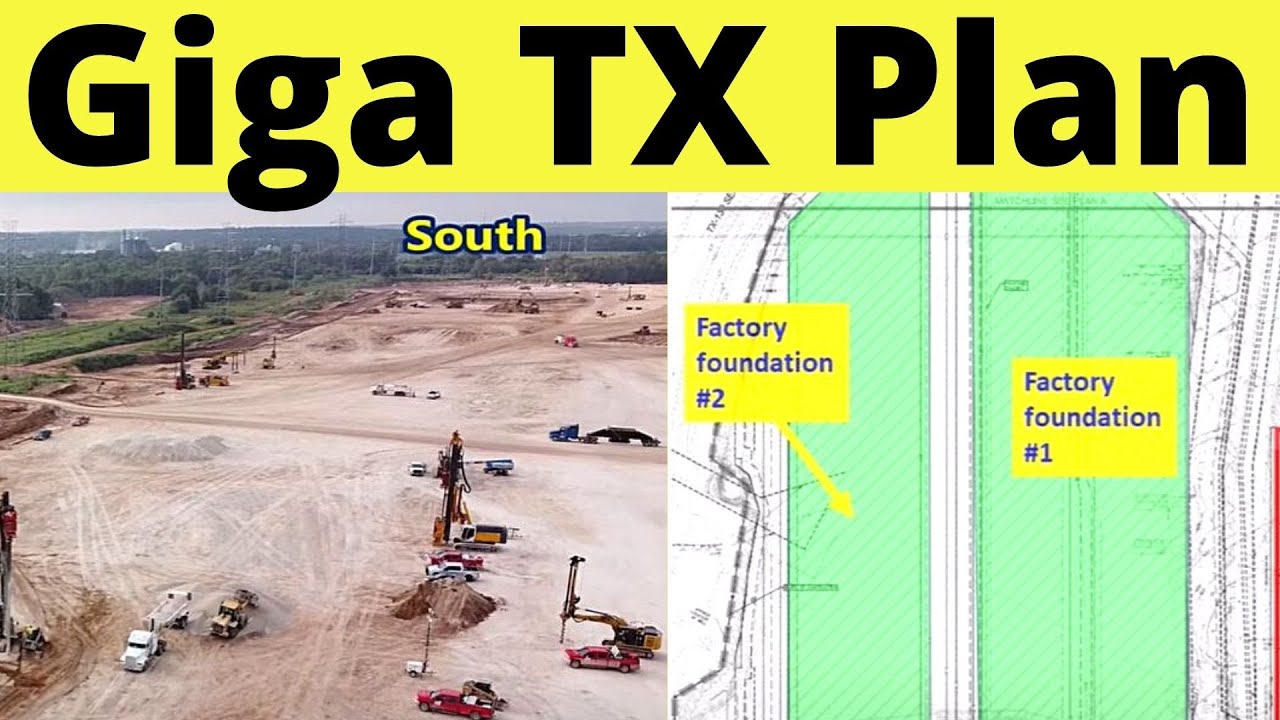 Tesla Giga Texas Official Site Plan Revealed With 2 Buildings