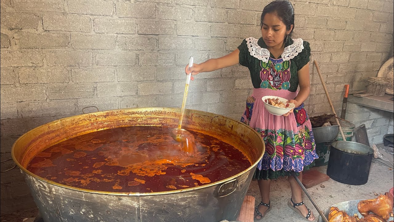 Barbacoa en un bautizo de San miguel del valle