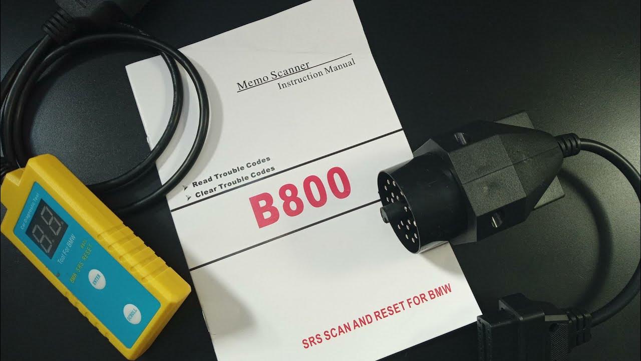 B800 Scan & Reset Tool For BMW SRS (Air Bag) 1994 2003 YouTube