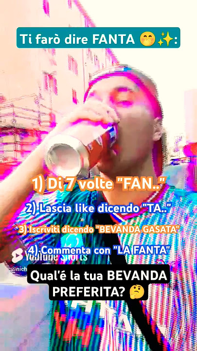 Ti farò dire FANTA 🤭✨ (COMMENTA SE C'È L'HO FATTA A FARTI DIRE