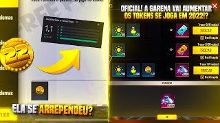 OFICIAL! A GARENA VAI MUDAR O EVENTO E DAR MAIS TOKENS SE JOGA EM 2022 PARA TODO MUNDO!? SAIBA TUDO!