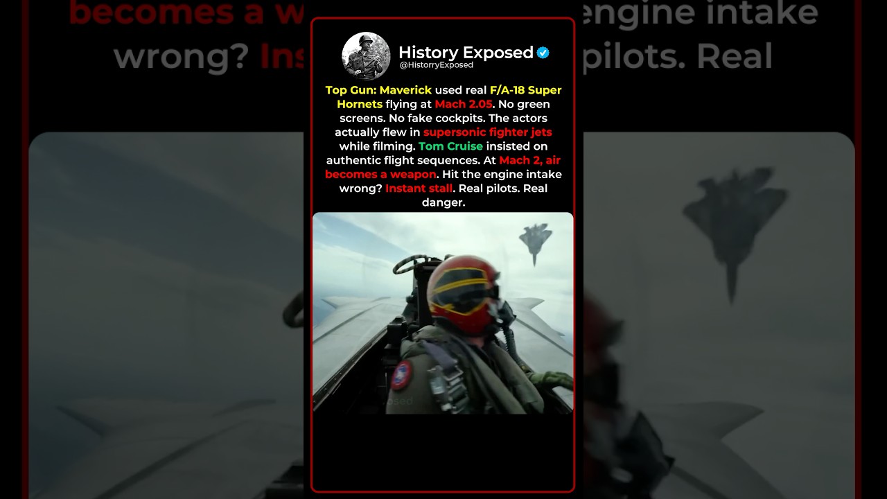 Why Top Gun's Flying Scenes Look So Realistic 🛩🎬