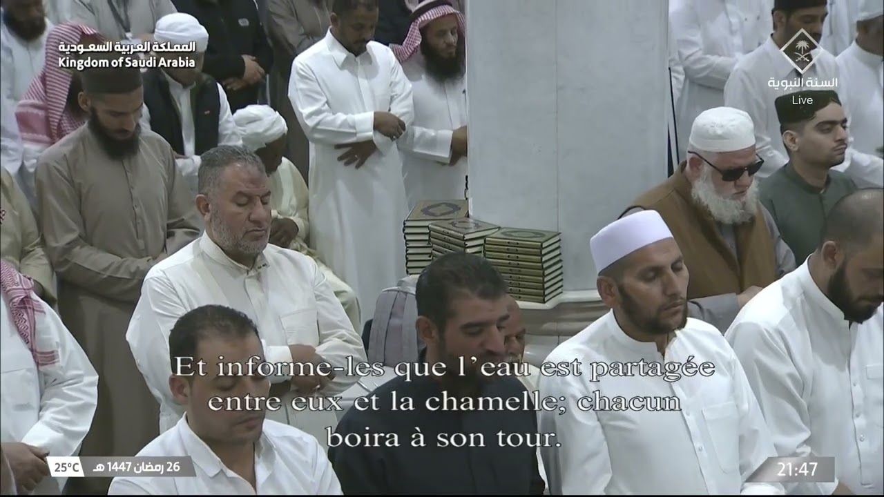 صلاة التراويح للشيخ محمد برهجي ليلة 27 رمضان 1447هـ - التسليمتان الأخيرتان