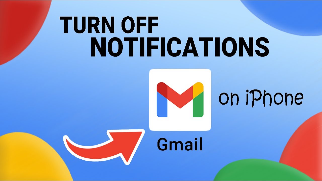 How to TURN OFF GMAIL NOTIFICATIONS on iPhone — Step-by-Step - YouTube
