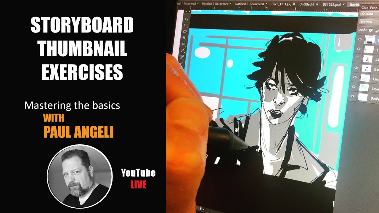Storyboard Thumbnail Exercises | How To Storyboard Mastering The Basics ...