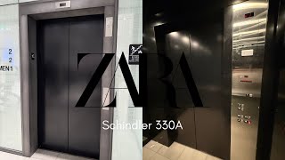 Crappy Schindler 330A Hydraulic Elevator | ZARA | The Galleria | Houston, TX
