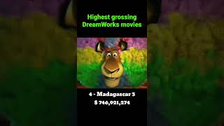 Top 6 highest grossing DreamWorks movies