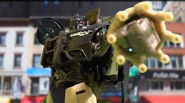 Transformers The Last Knight stop motion Barricade