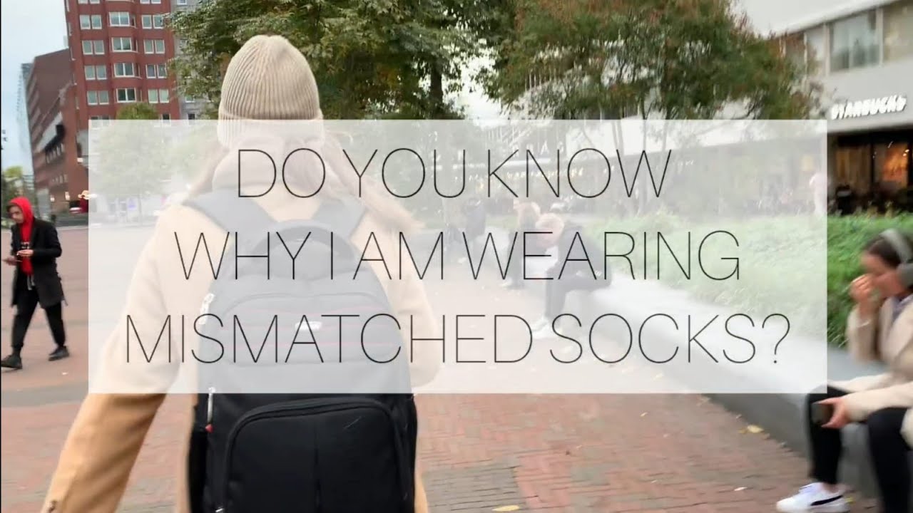 SOCIAL EXPERIMENT WEARING MISMATCHED SOCKS FOR DOWN SYNDROME