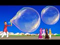 जादुई विशाल विशाल Magical Giant Bubbles Comedy Video हिंदी कहानिया Hindi Kahaniya Funny Comedy Video