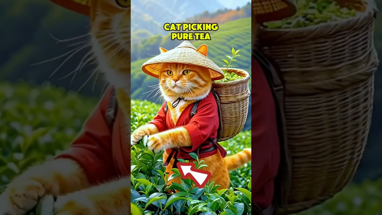 This Cat Makes the Best Tea Ever !! 