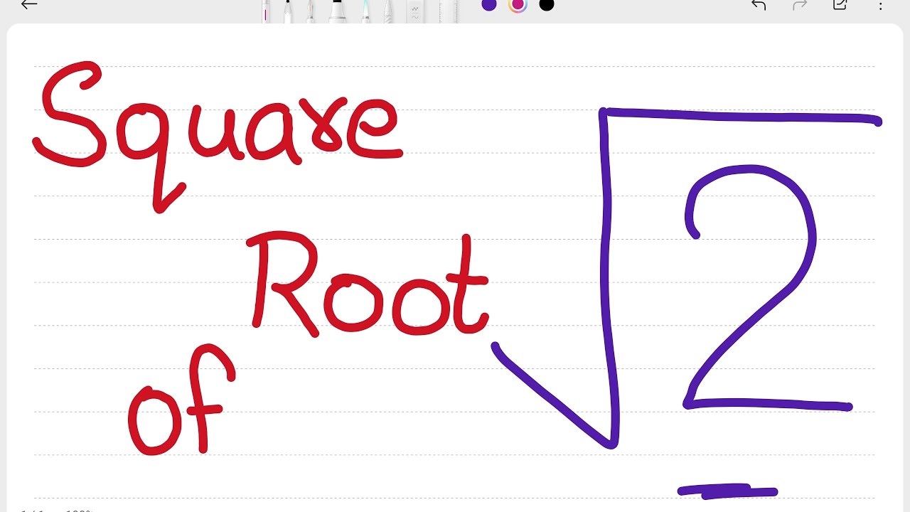 √2 | Square root of 2 | Find the square root of 2 | How to Find Square Root by Long Division method