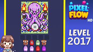 Pixel Flow Level 2017 Solution Walkthrough